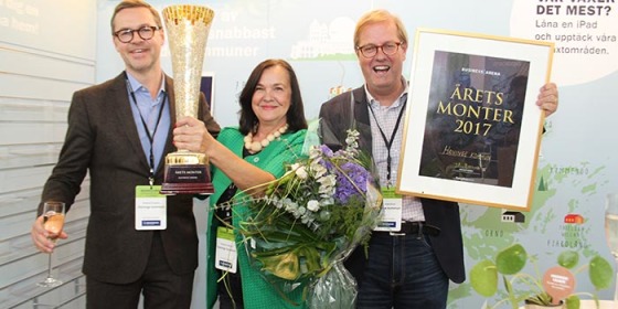 Haninge Kommun vann priset Årets Monter.