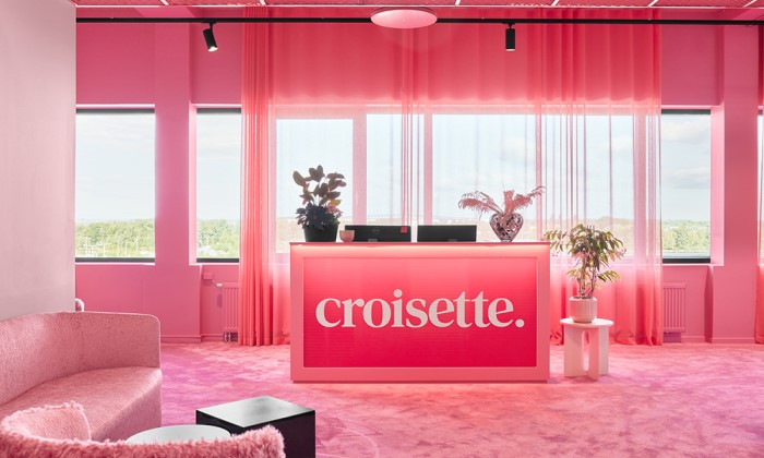 Croisettes rosa huvudkontor. Foto: Croisette