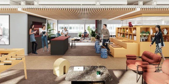 Flexibla kontor på tre nya våningsplan