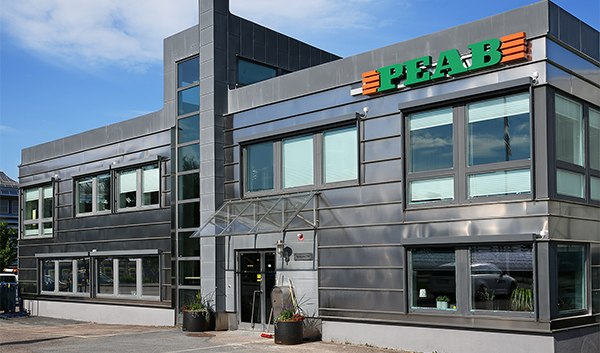 I Peabs nya kontor i Uppsala samlas de olika verksamhetsområdena. Foto: Peab