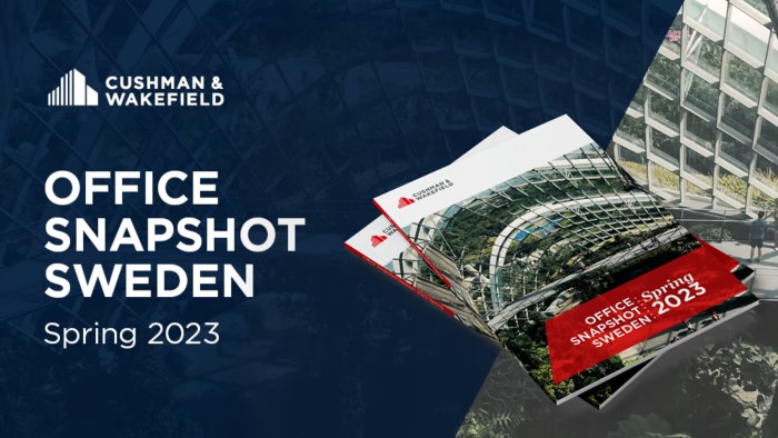 Cushman & Wakefield lanserar Office Snapshot Sweden 2023 Spring.