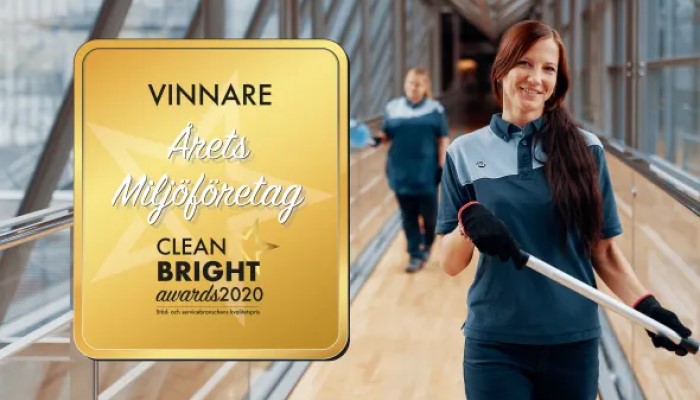 ISS blev Årets Miljöföretag i Clean Bright Awards 2020.