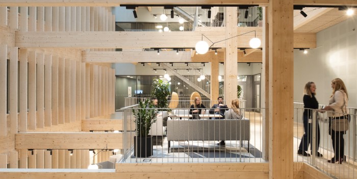 NCCs huvudkontor är ett av White Arkitekters projekt. Foto: White Arkitekter.