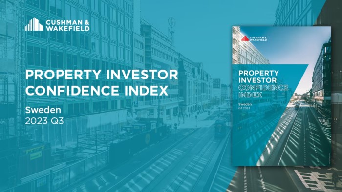 Cushman & Wakefields “Property Investor Confidence Index” visar resultat från investerarundersökning.