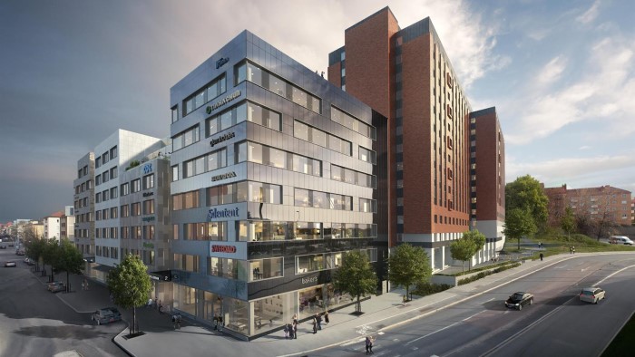 Nya Kronan i Sundbyberg består av två nybyggda hus och ett stort renoveringsprojekt.