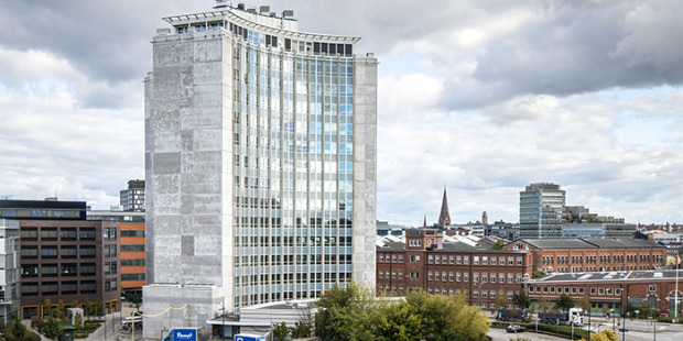 Gängtappen har genomgått en totalrenovering och några hyresgäster har redan flyttat in. Foto: Felix Gerlach.