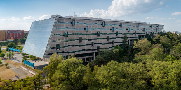 PostNords huvudkontor "Arken". Foto: BSK arkitekter