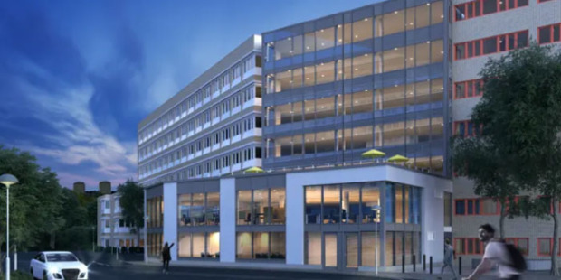 Betonmast Stockholm har skrivit avtal med Vasakronan. Illustration: Spektrum Arkitekter