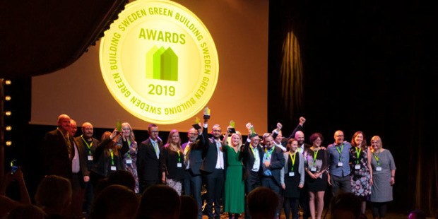 Årets vinnare. Foto: Sweden Green Building Council