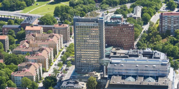 Klassiska DN-skrapan byter ägare. Foto: Areim