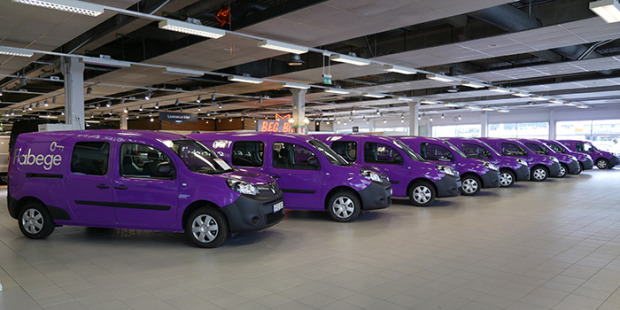 Renault levererar en flotta av elbilar till fastighetsbolaget.