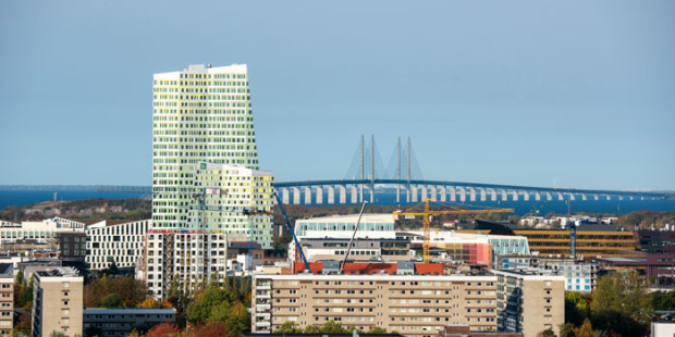The Point har ett fördelaktigt läge på Hyllie i Malmö med bra anknytning till Köpenhamn och Kastrup Foto: Klas Andersson