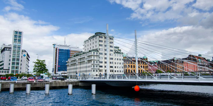 Kolgahuset vid inloppet till Malmö Nyhamn. Foto: Stena Fastigheter