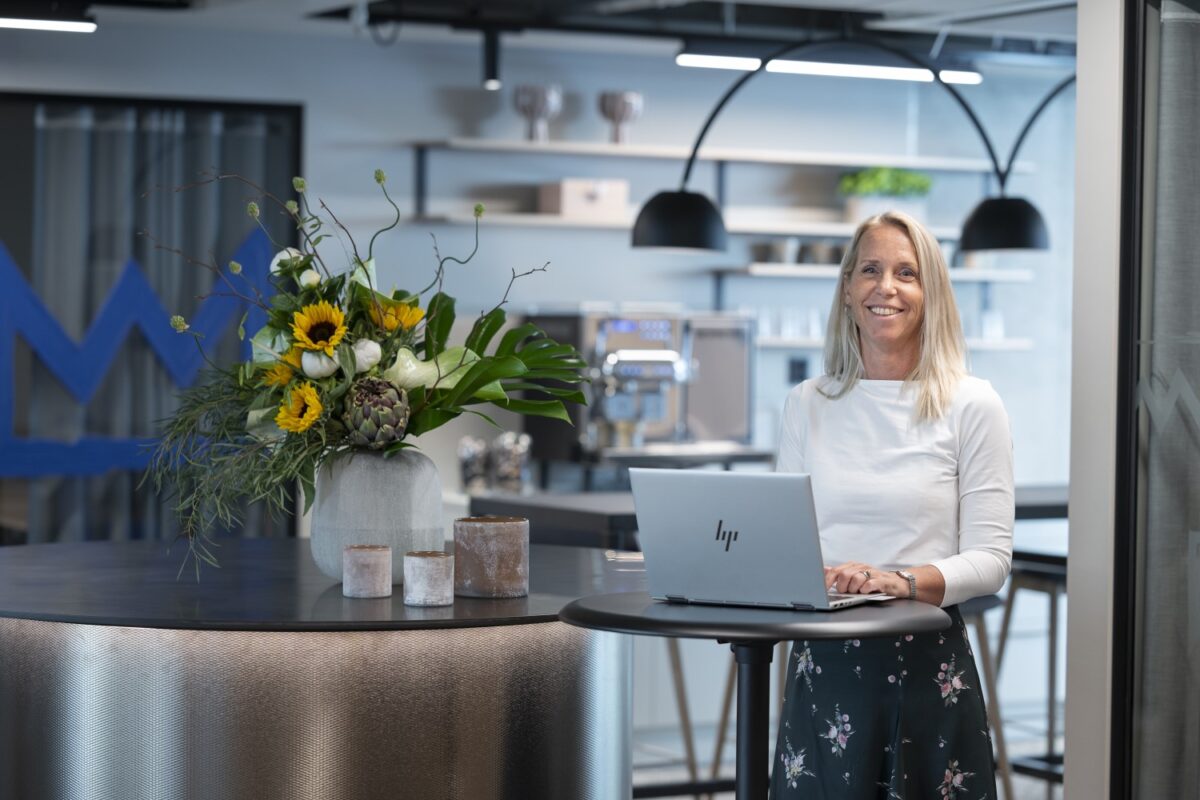 Jessica Hansson, platschef på Flexiwork Hovet.