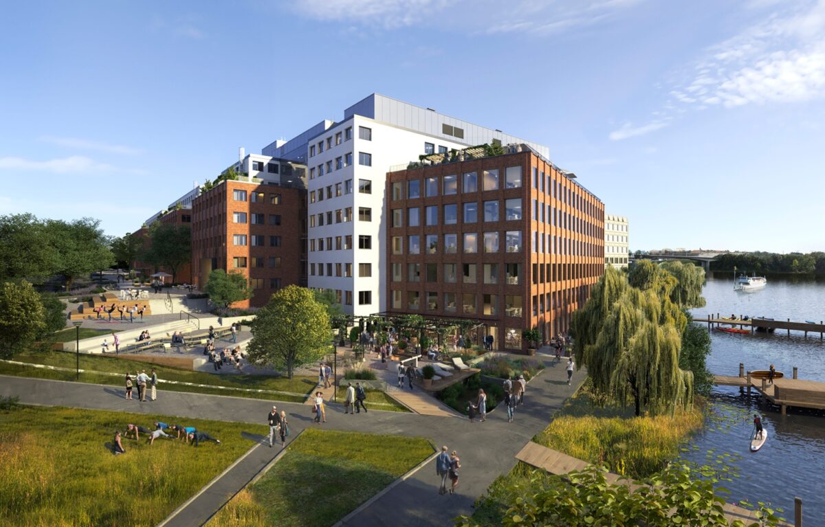 Saabs kontorshus i Solna Strand.